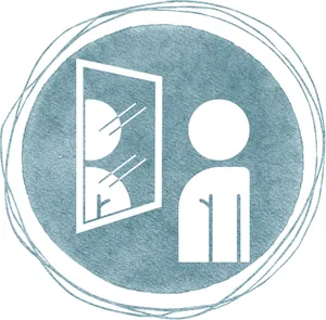 Insight icon — self-awareness and understanding thoughts and values